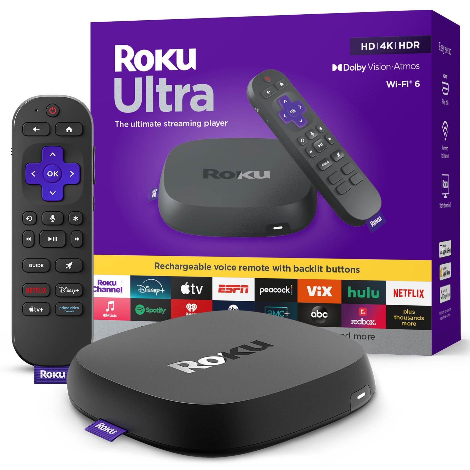 Roku Ultra 2024 - Ultimate Streaming Player