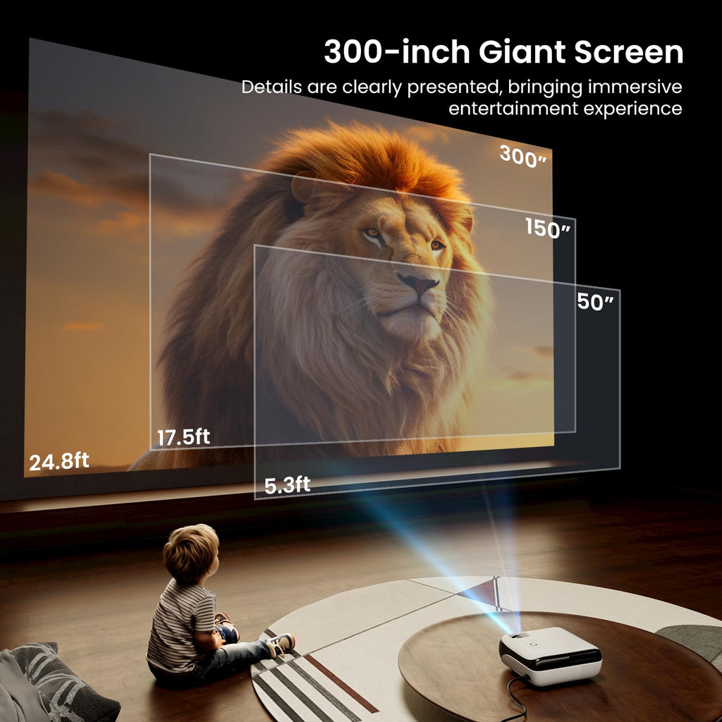 Full HD 1080P Bluetooth Projector