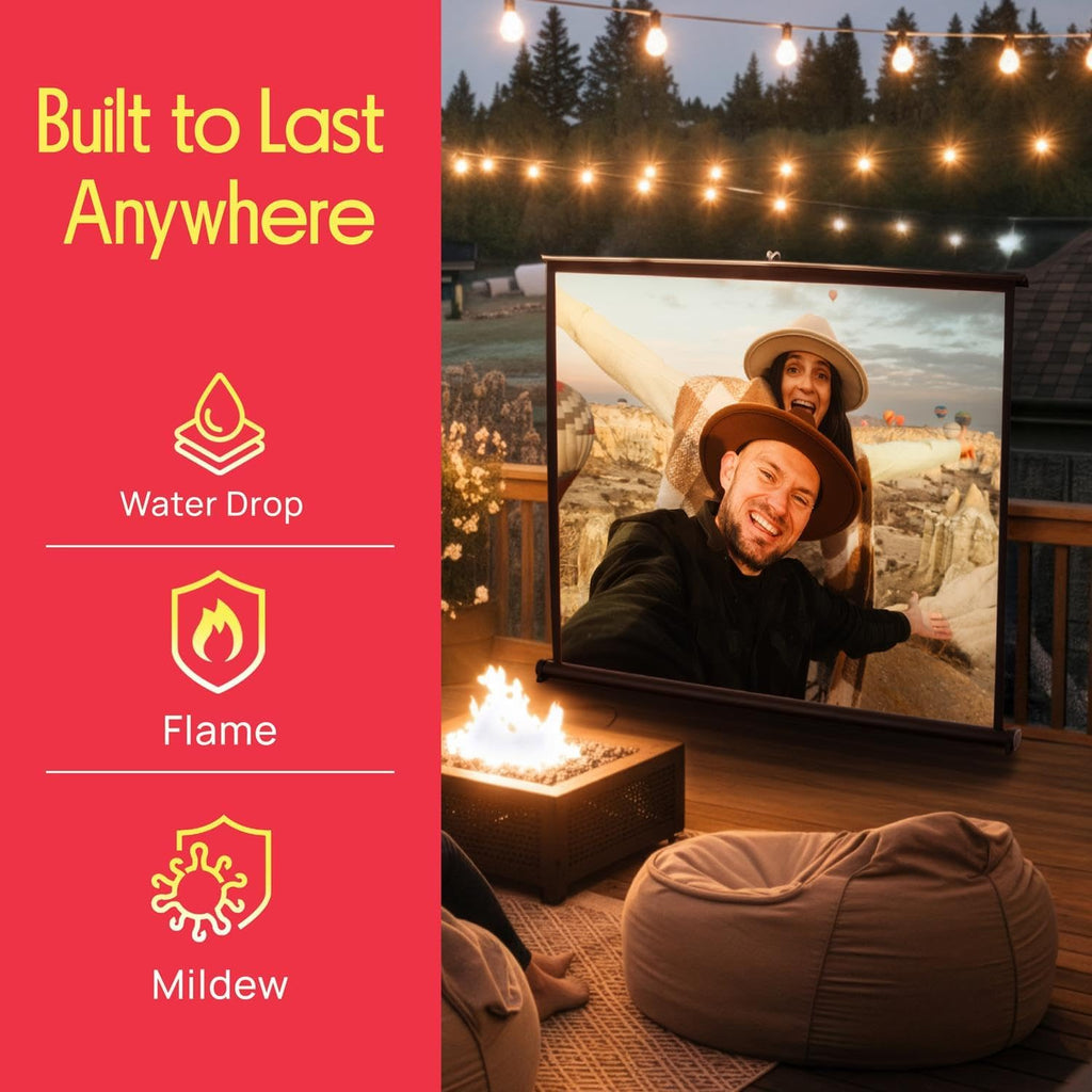 100 Inch Manual Pull Down Projector Screen