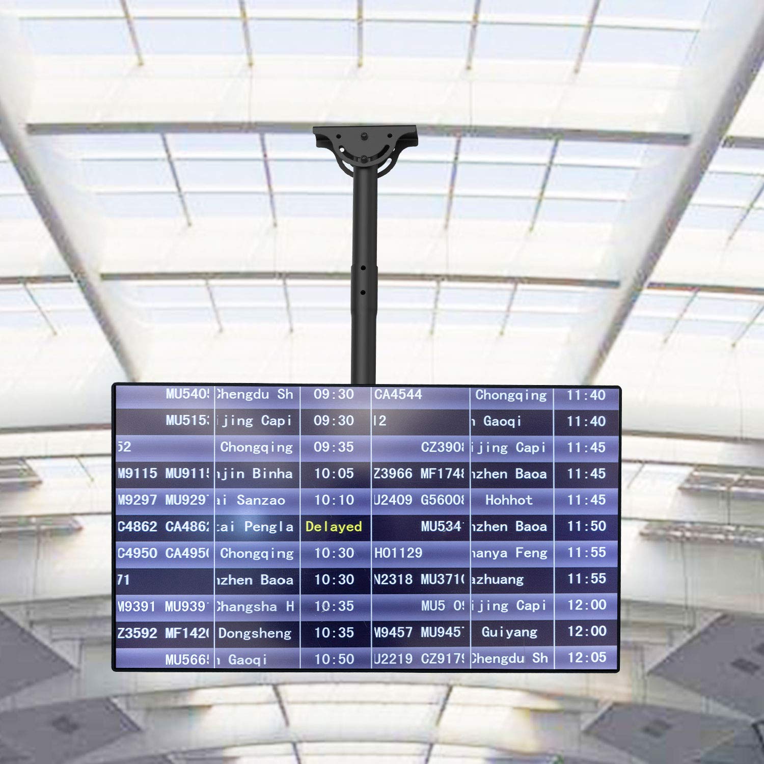 Adjustable TV Ceiling Mount 23–90 Inch