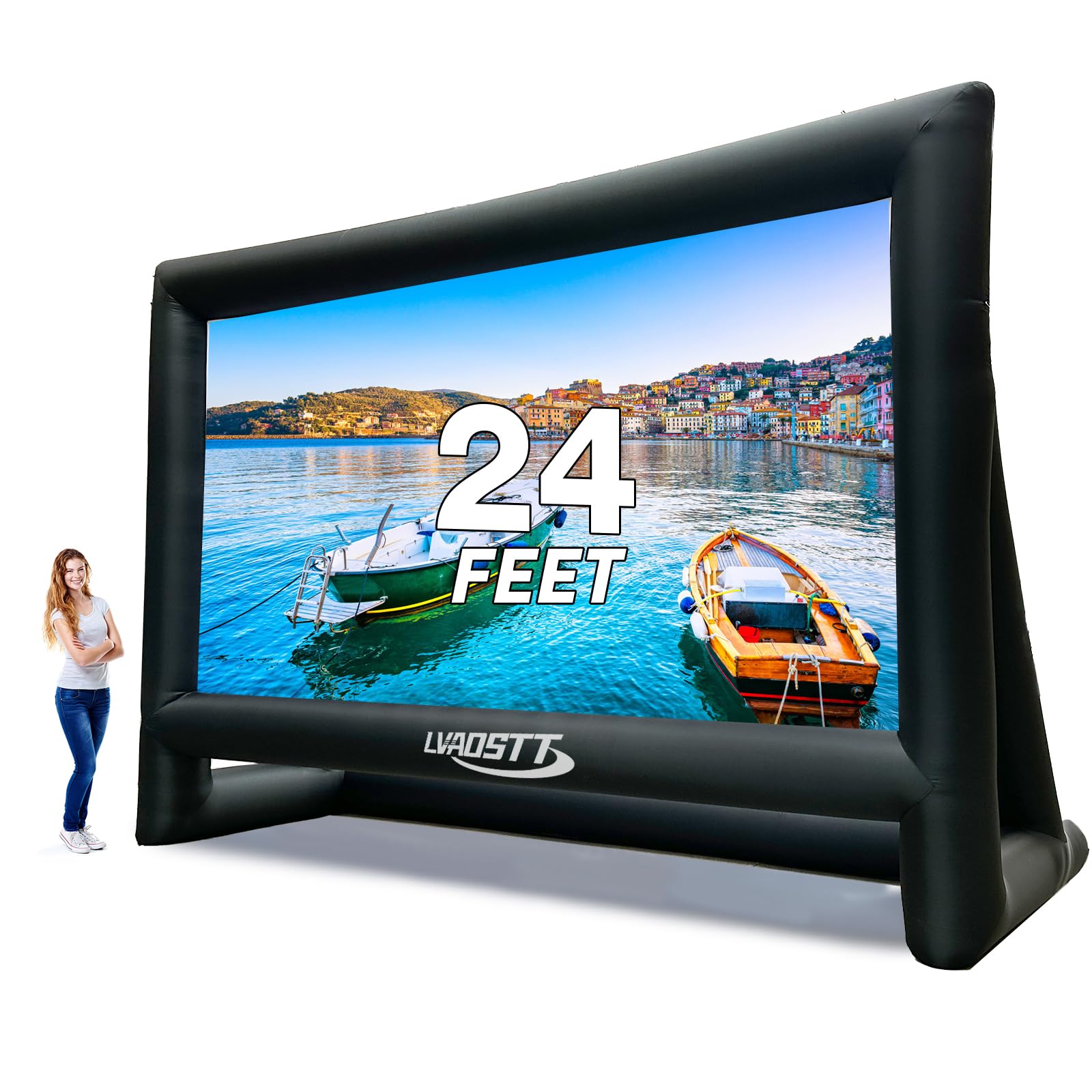Inflatable Outdoor Projector Screen Front & Rear Projection