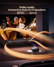 4K Smart WiFi 6 Bluetooth Projector 800 ANSI Lumens