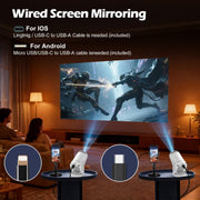 Mini Projector 1080P 4K Support