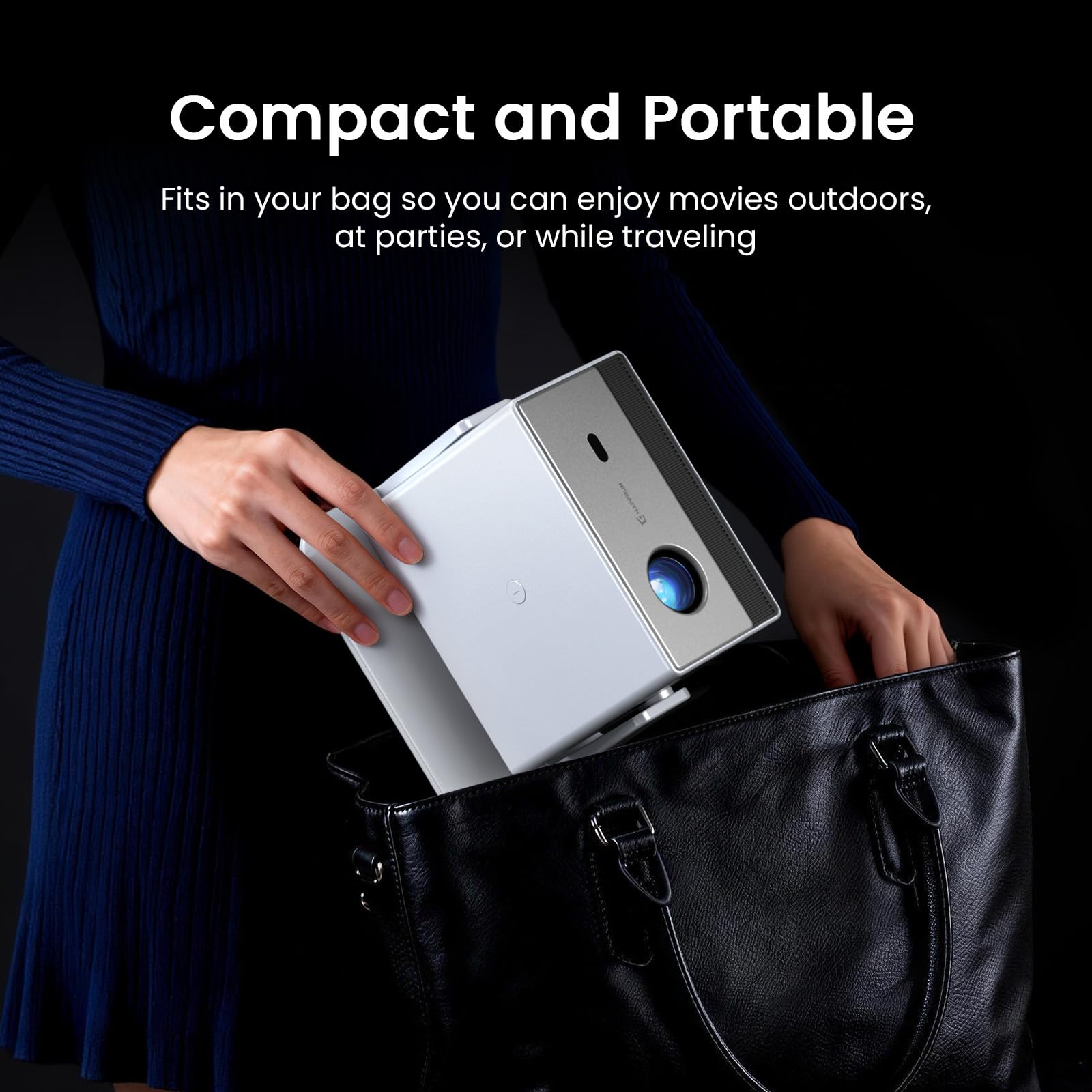 4K Smart Projector 1500 ANSI WiFi Bluetooth
