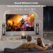 4K Smart Projector WiFi Bluetooth Auto Focus
