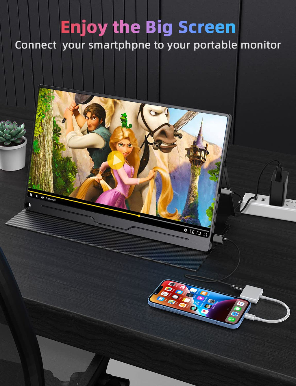 1080P HDMI Mirroring Adapter Plug & Play