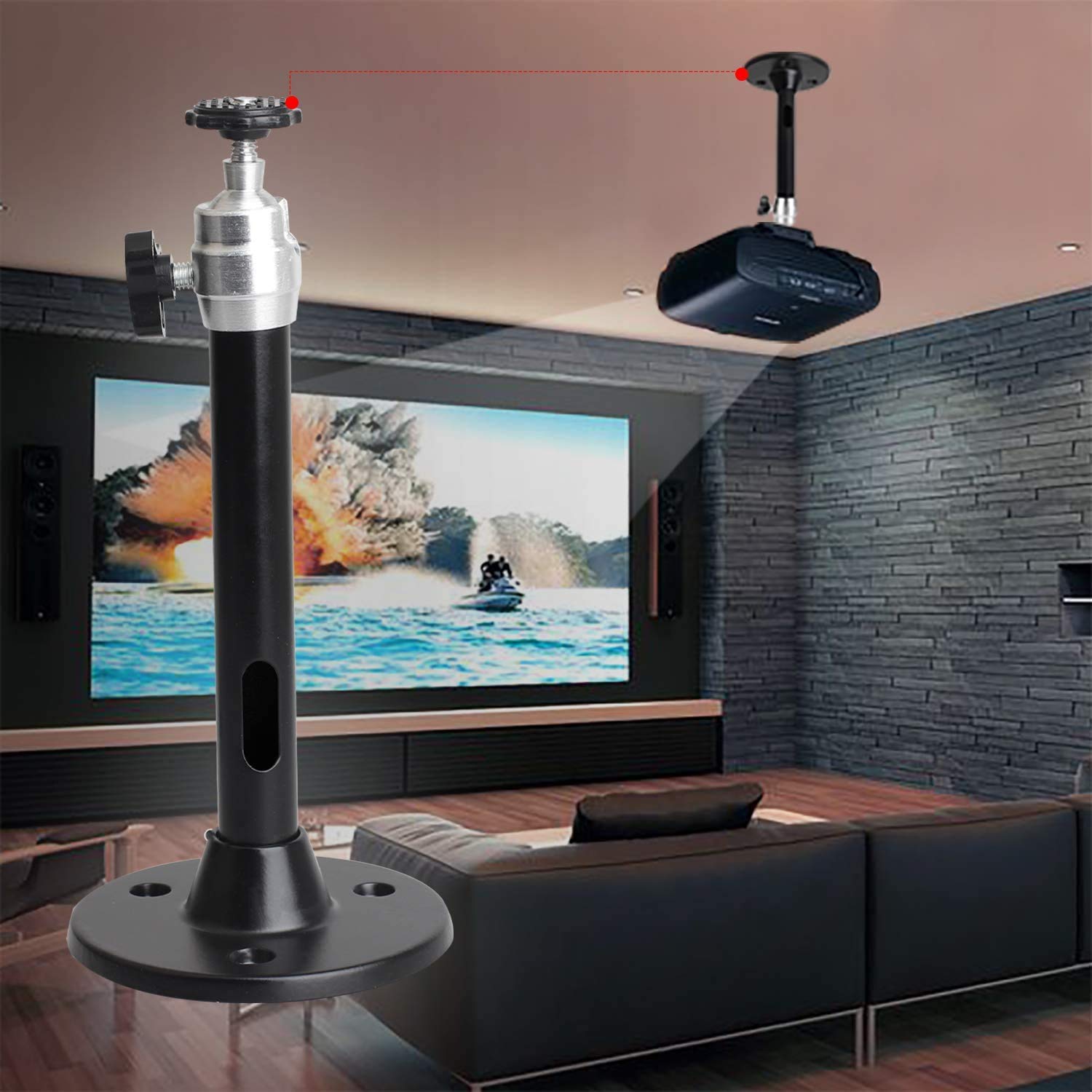 Mini Projector Ceiling Mount Stand 175mm