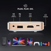 Pocket Mini Projector 1080P DLP