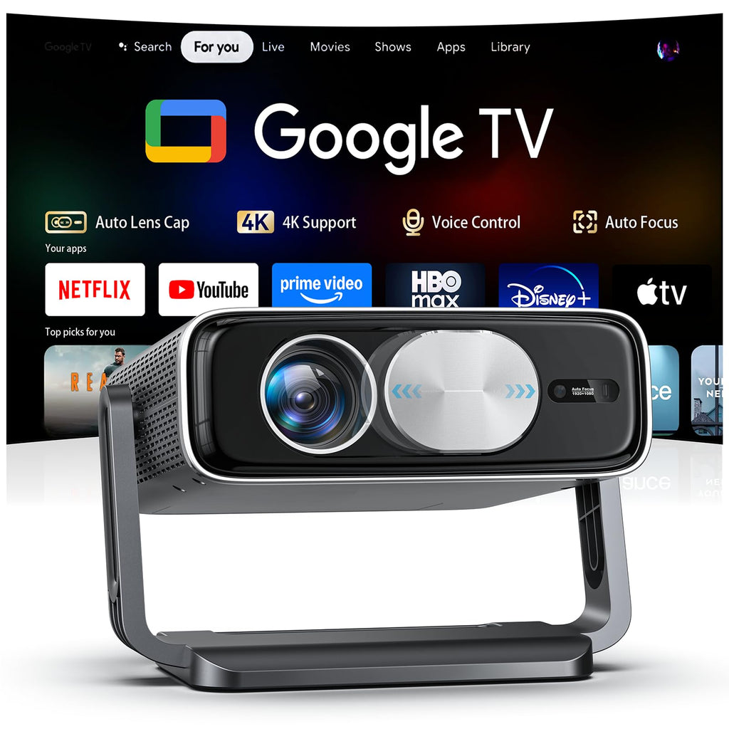 4K Smart Projector 2500 ANSI WiFi Bluetooth