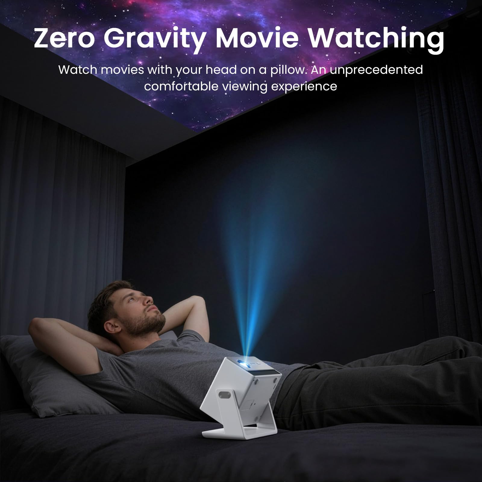 4K Smart Projector 1500 ANSI WiFi Bluetooth