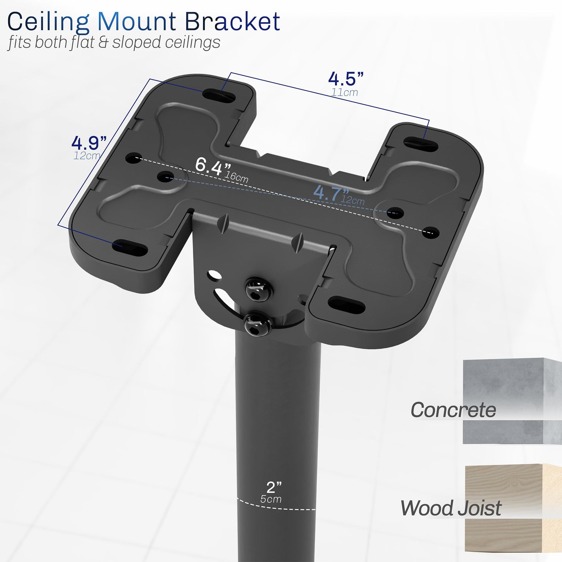 Ceiling TV Mount with Extension Pole