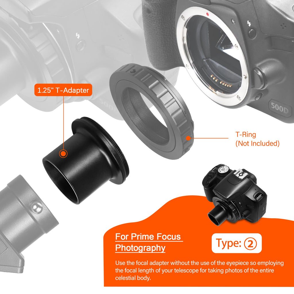 Astromania 1.25" Extension Camera Adapter