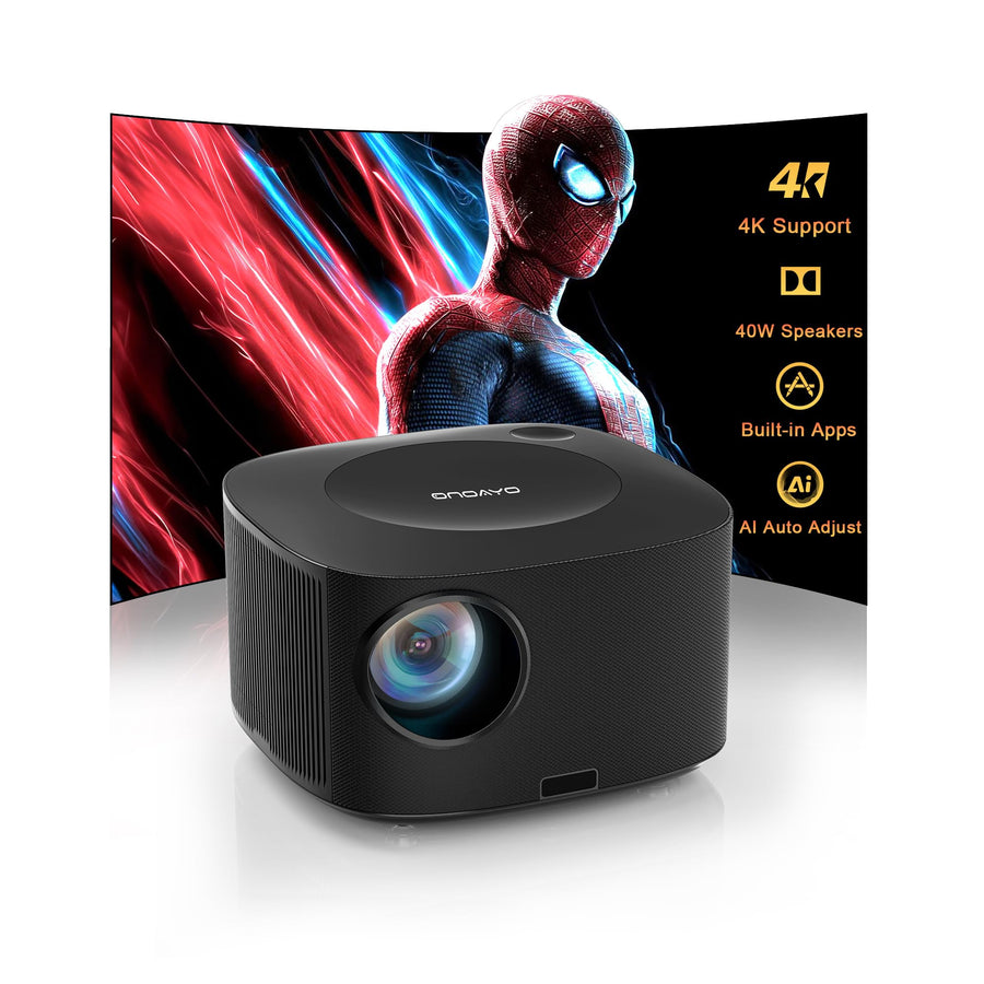 4K Smart Projector WiFi Bluetooth Auto Focus