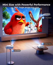 Mini Projector 1080P HD Screen Sync