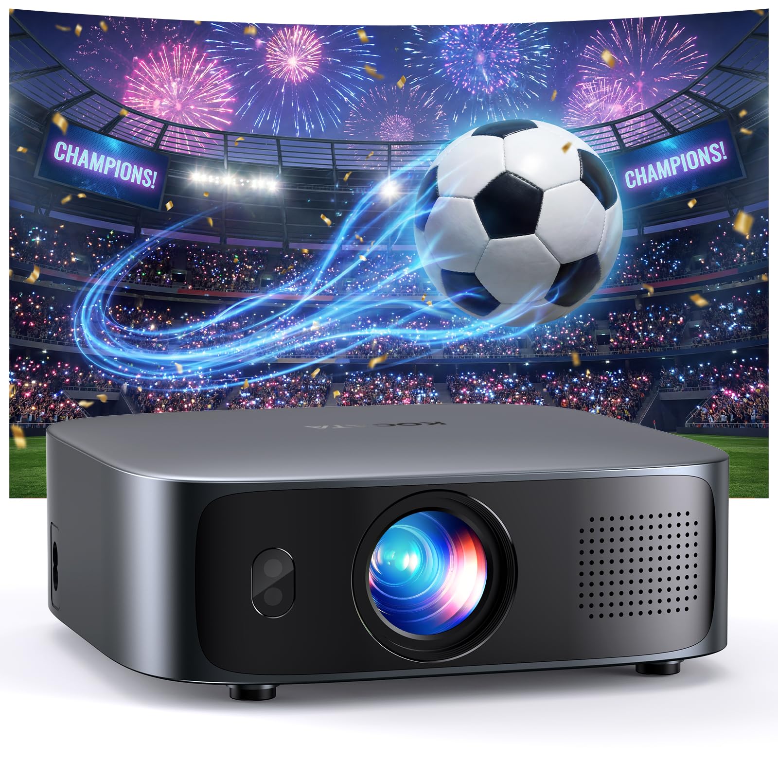 4K Smart Projector WiFi Bluetooth Auto Focus