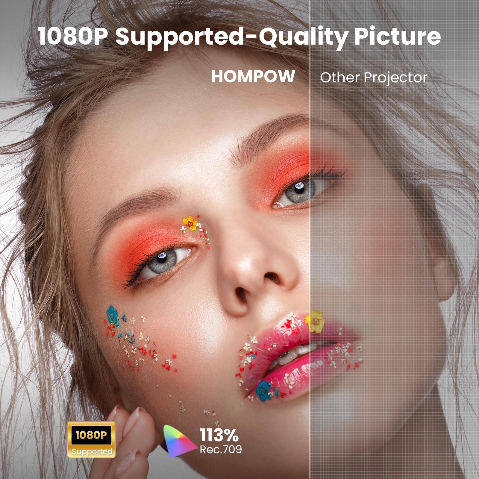 Mini Projector 1080P Bluetooth
