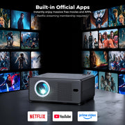 CiBest Video Mini Projector, Small Movie Projector