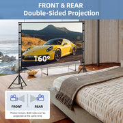 TOWOND Projector Screen and Stand