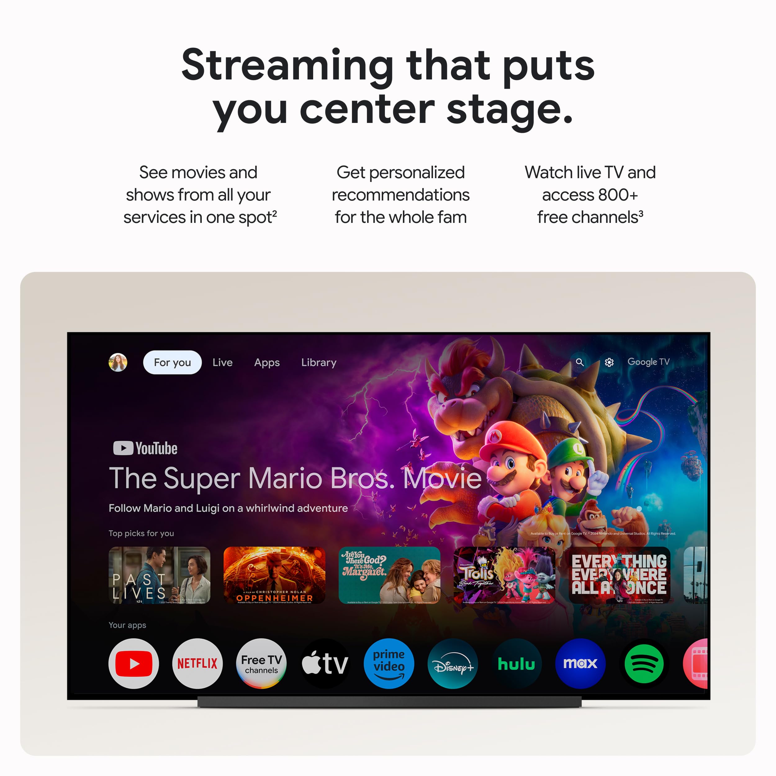 4K Google TV Streaming Device 32GB Storage