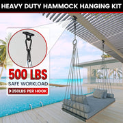 Stainless Steel Ceiling Hook Set 8PCS