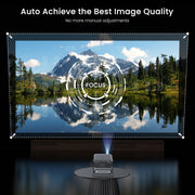 4K Smart Projector 2000 ANSI WiFi Bluetooth
