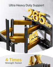 XXL Full Motion TV Wall Mount 60–120 Inch