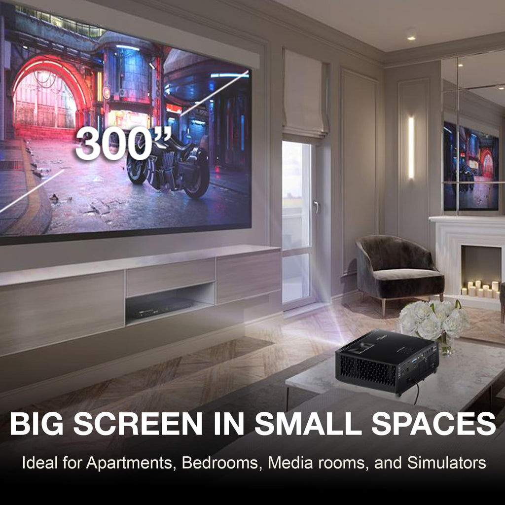 1080P Laser Projector 4200 Lumens Short Throw