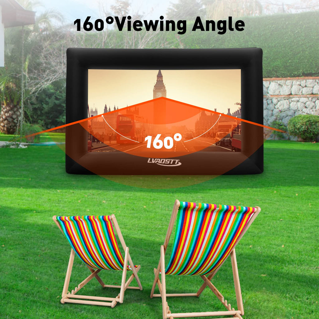 Inflatable Outdoor Projector Screen Front & Rear Projection