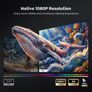 Mini Smart Projector 4K WiFi Bluetooth