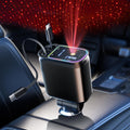 66W Retractable Car Charger 4 in 1 USB-C Cable