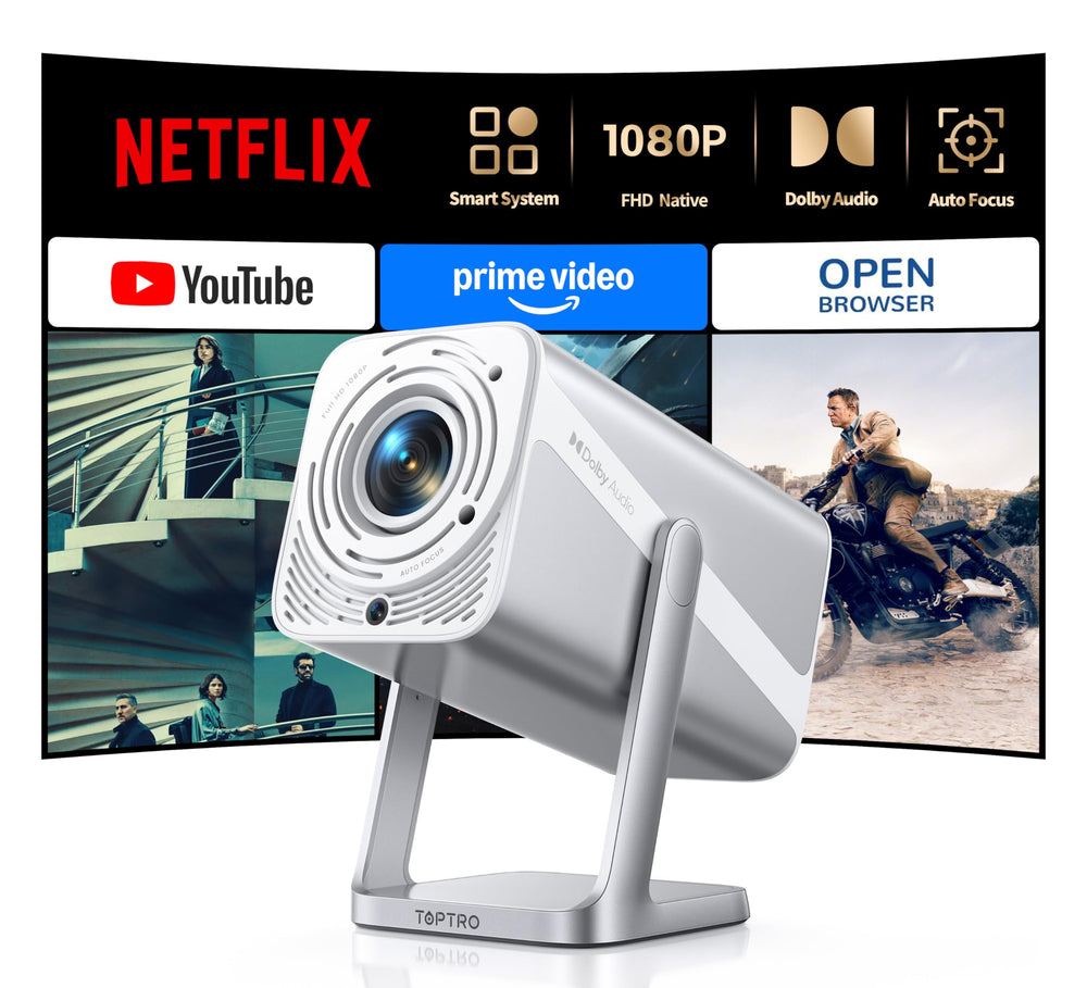 Smart Projector 4K WiFi Bluetooth