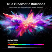 4K Smart Projector 1500 ANSI WiFi Bluetooth