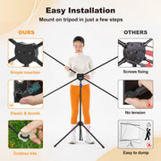 Outdoor Projector Screen with Stand 4K 16:9