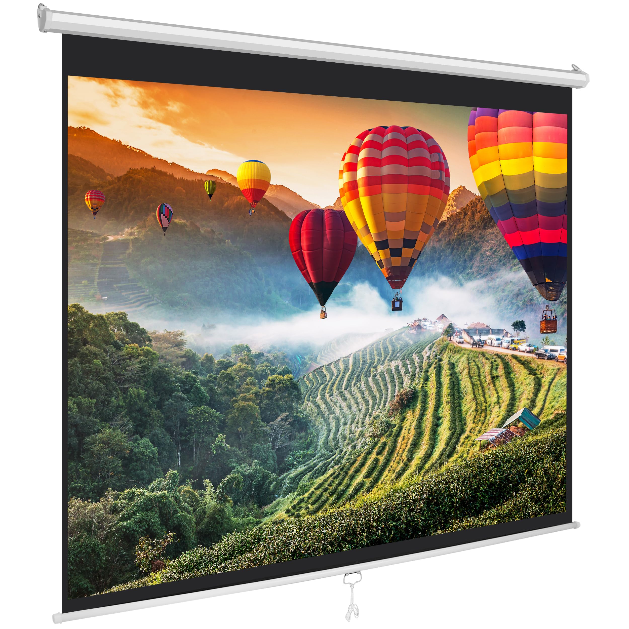 100 Inch Manual Pull Down Projector Screen