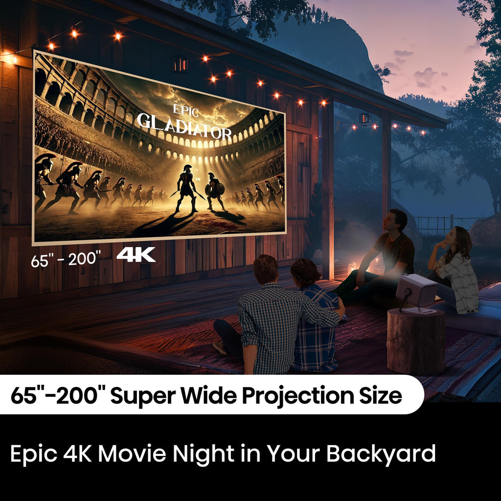 4K Triple Laser Smart Projector 1300 Lumens