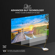 Pocket Mini Projector 1080P DLP